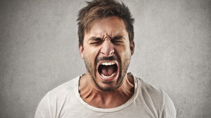 سه مرحله از خشم